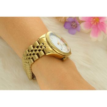 Zegarek damski Lee Cooper LC08210.120, złota koperta i bransoleta, perłowa tarcza, elegancki i subtelny, idealny do letnich i codziennych stylizacji.2.jpg