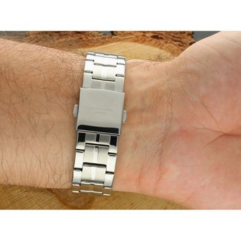 Zegarek męski Lee Cooper LC08217.390, granatowa tarcza, analogowy, stalowa bransoleta, koperta 44 mm, wodoszczelność WR 50. Stylowy i trwały dodatek.6.jpg