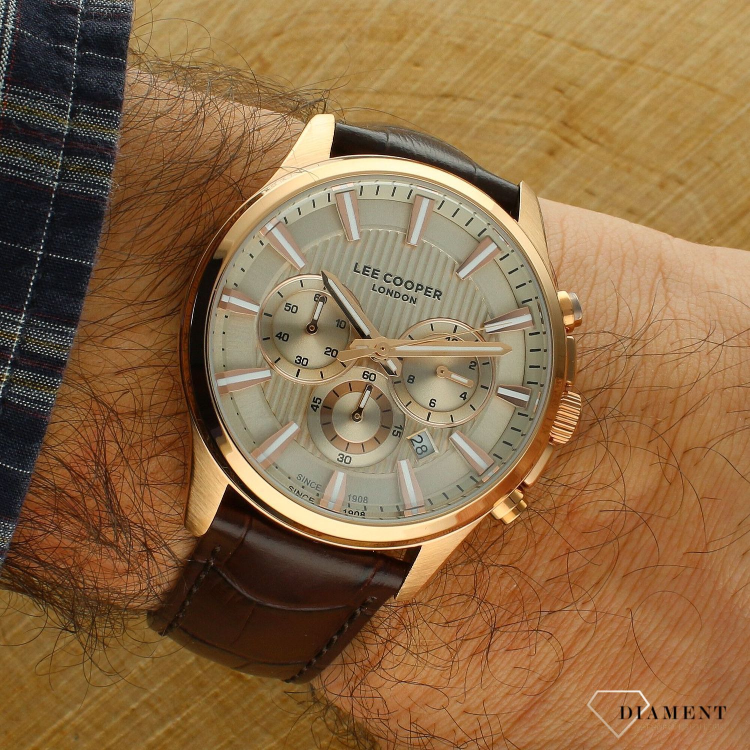 Zegarek męski Lee Cooper LC08239.472 – Elegancja w Różowym Złocie.jpg