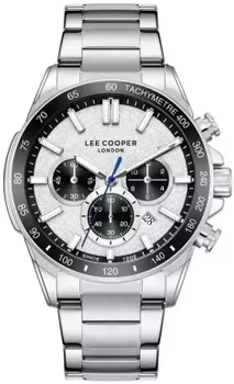 Ekskluzywny zegarek męski Lee Cooper LC08240.330, czarnystalowy, okrągła koperta, stalowa bransoleta, elegancki i nowoczesny dodatek do każdej stylizacji.1.webp