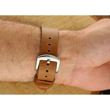 Zegarek męski Lee Cooper LC08260.394, granatowa tarcza, pasek skórzany, stalowa koperta 42 mm, datownik, wodoszczelność WR 50 – elegancki i komfortowy.4.jpg