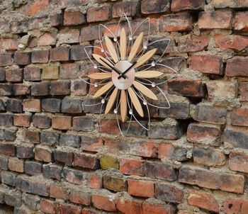 Zegar ścienny drewniany LAVVU Crystal Flower LCT1112✓Zegary ścienne zegary-001.JPG
