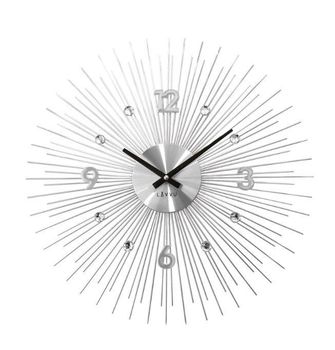 Zegar ścienny 49cm z kryształkami w kolorze Cristal Lavvu LCT1140.jpg