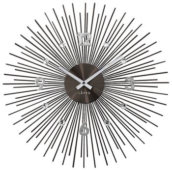 Zegar ścienny 49cm z kryształkami CRYSTAL SUN Lavvu LCT1143.jpg