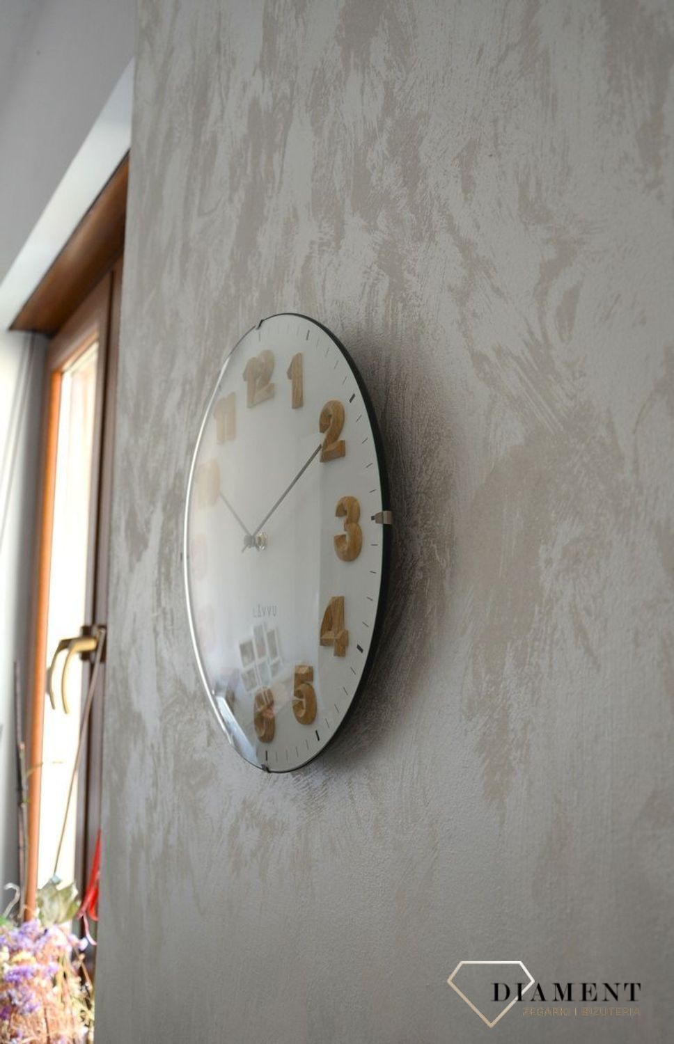 Zegar ścienny okrągły Lavvu szklany LCT4030.jpg