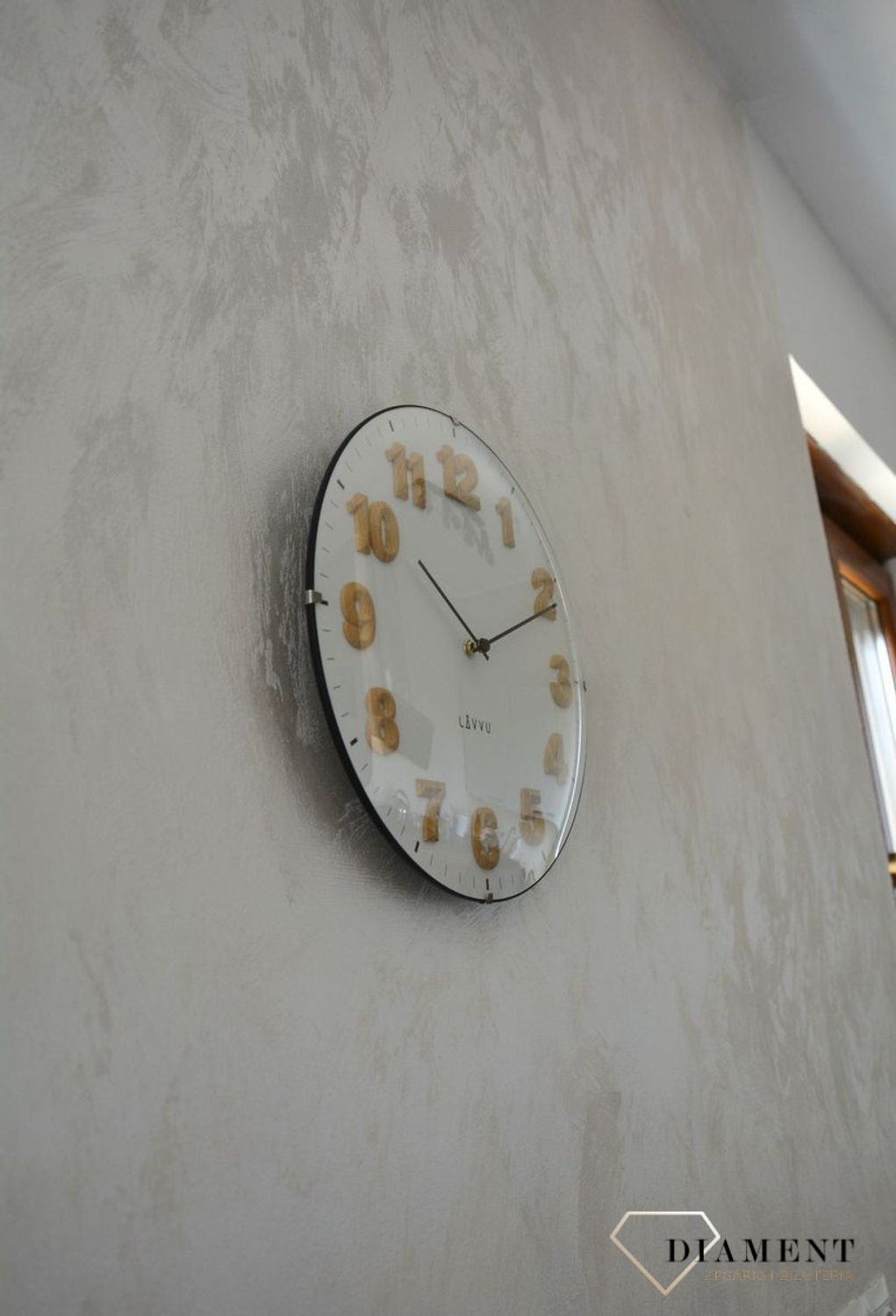 Zegar ścienny okrągły Lavvu szklany LCT4030.jpg