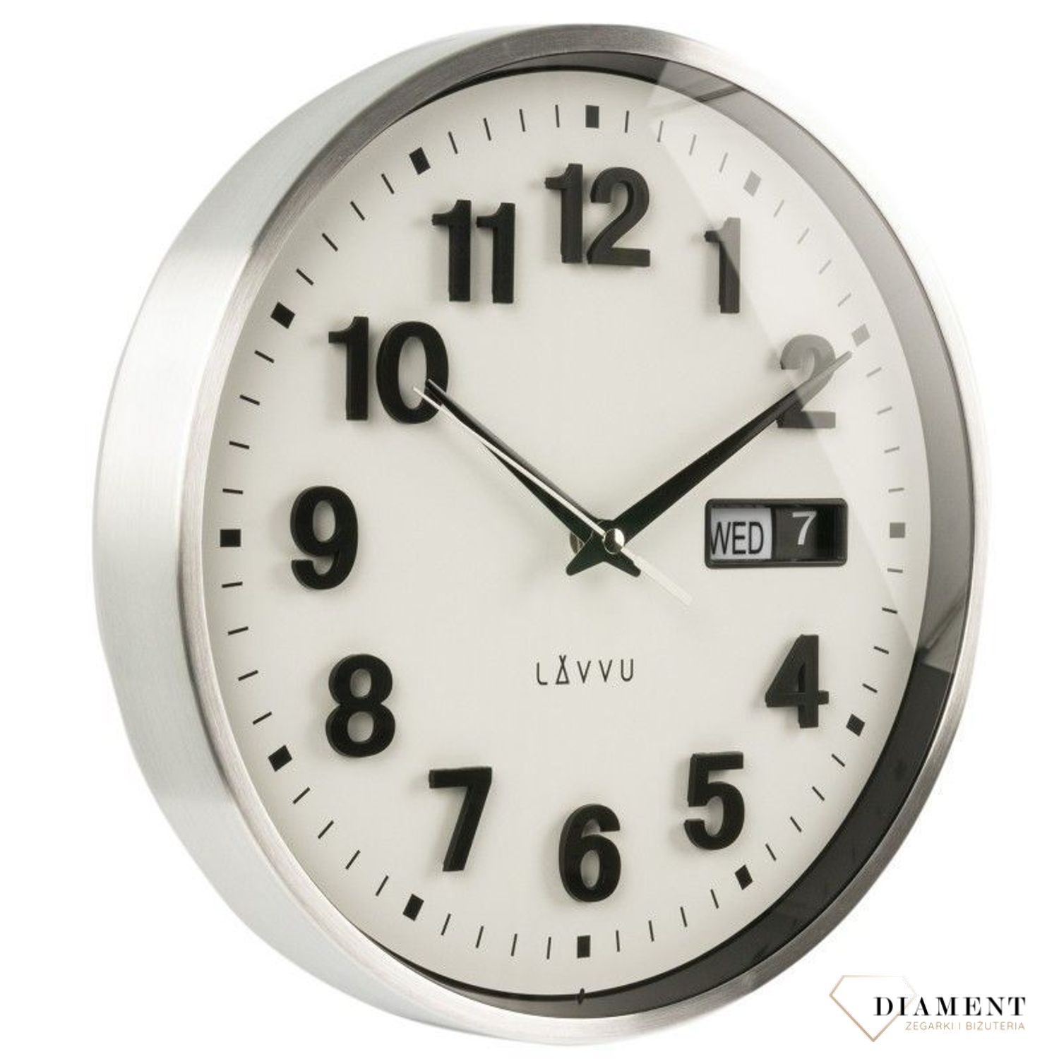 Zegar ścienny okrągły do salonu w metalowej obudowie LCT4050  (1).jpg