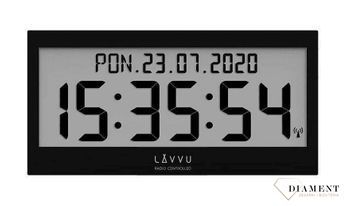 Zegar cyfrowy sterowany falą radiową LAVVU czarny.jpg