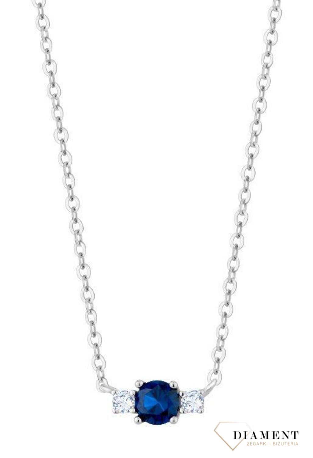 Naszyjnik Infinity LGNK000640 niebieska i biała cyrkonia.jpg