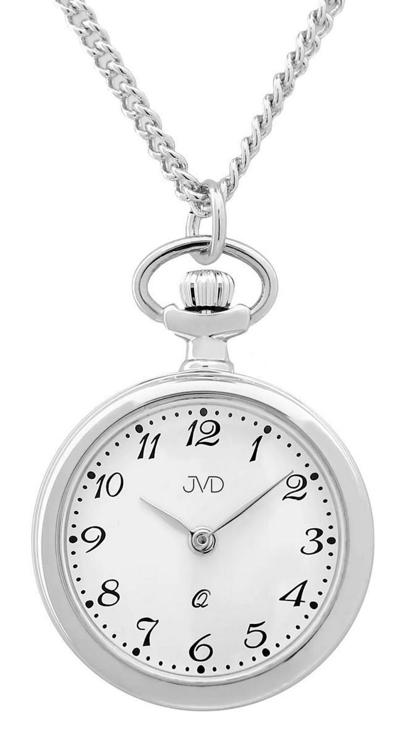 Zegarek kieszonkowy damski JVD LK12 ze stalową kopertą, szkłem mineralnym hartowanym i precyzyjnym mechanizmem Ronda. Elegancki i praktyczny dodatek dla kobiet.1.jpg