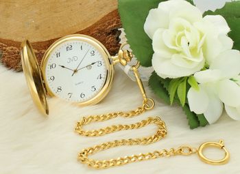 Zegarek męski kieszonkowy LK14 pozłacany ze stalową kopertą, powłoką PVD złota, szkłem mineralnym hartowanym i precyzyjnym mechanizmem Ronda z funkcją daty. 5.jpg