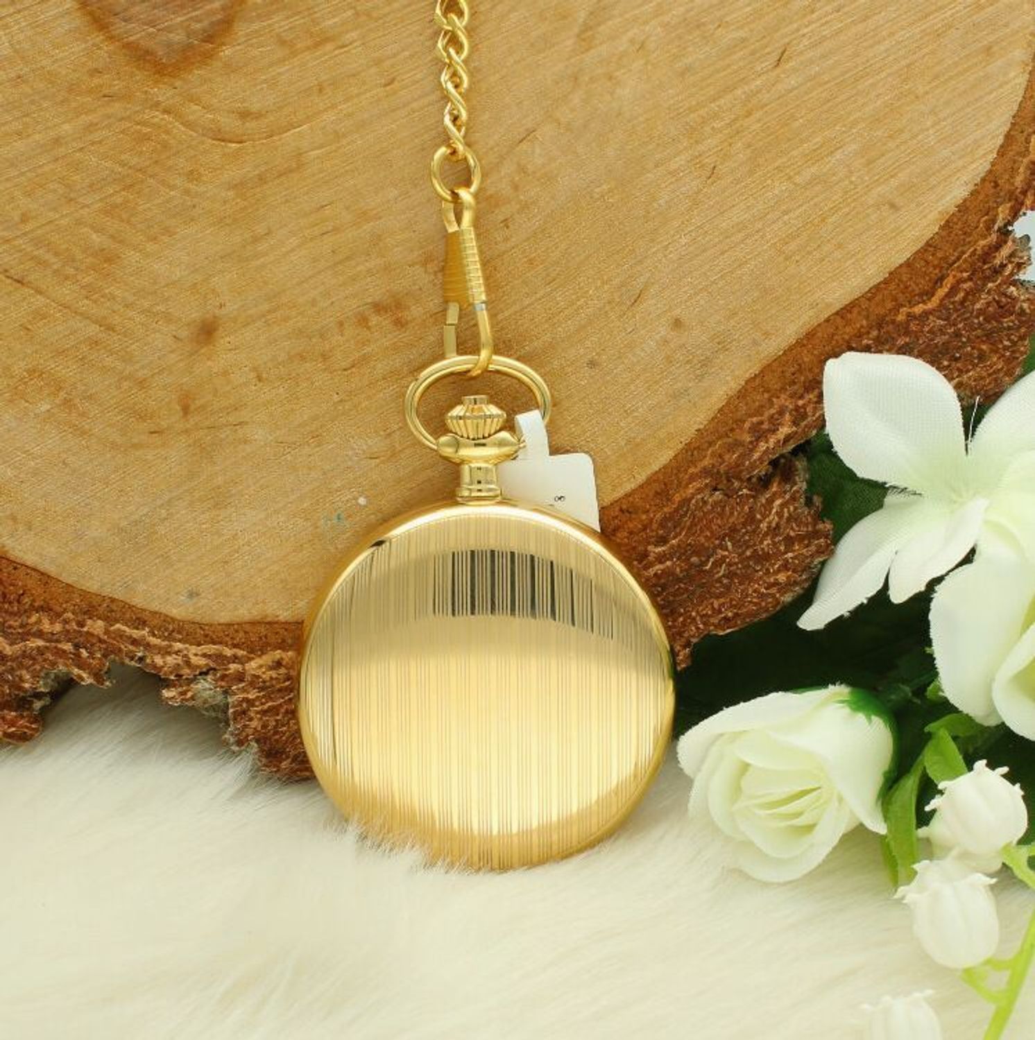 Zegarek męski kieszonkowy LK14 pozłacany ze stalową kopertą, powłoką PVD złota, szkłem mineralnym hartowanym i precyzyjnym mechanizmem Ronda z funkcją daty. Elegancki i klasyczny dodatek 1.jpg