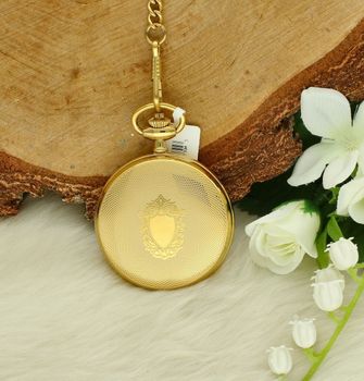 Zegarek męski pozłacany JVD LK17 ze stalową kopertą z powłoką PVDIPGold, szkłem mineralnym hartowanym i mechanicznym mechanizmem P2650-S. Elegancki zegarek 5.jpg