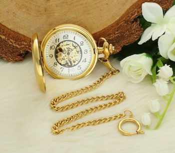 Zegarek męski pozłacany JVD LK17 ze stalową kopertą z powłoką PVDIPGold, szkłem mineralnym hartowanym i mechanicznym mechanizmem P2650-S. Elegancki zegarek 55.jpg