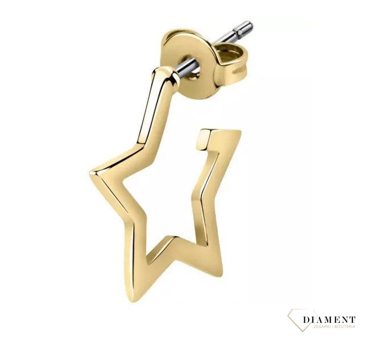 Kolczyk pozłacany gwiazdka LA PETITE STORY LPS02ARQ147 (1).jpg