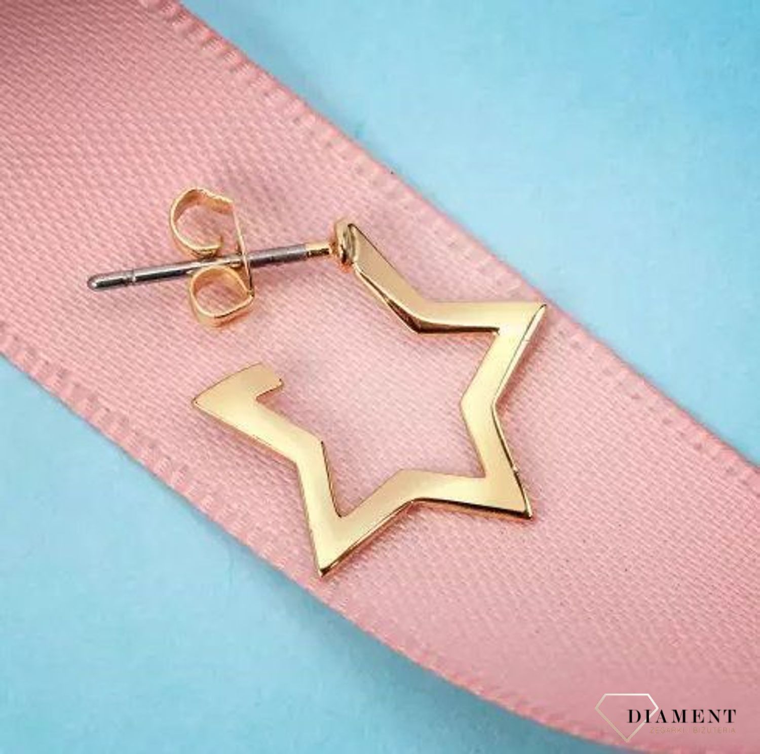 Kolczyk pozłacany gwiazdka LA PETITE STORY LPS02ARQ147 (1).jpg