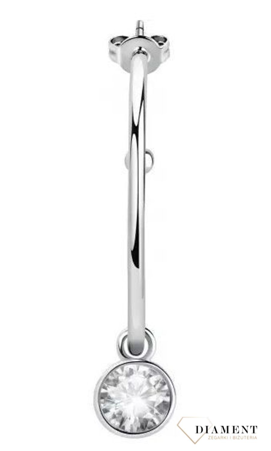 Kolczyk stalowe koła z cyrkonią LA PETITE STORY LPS02ARQ176 (1).jpg