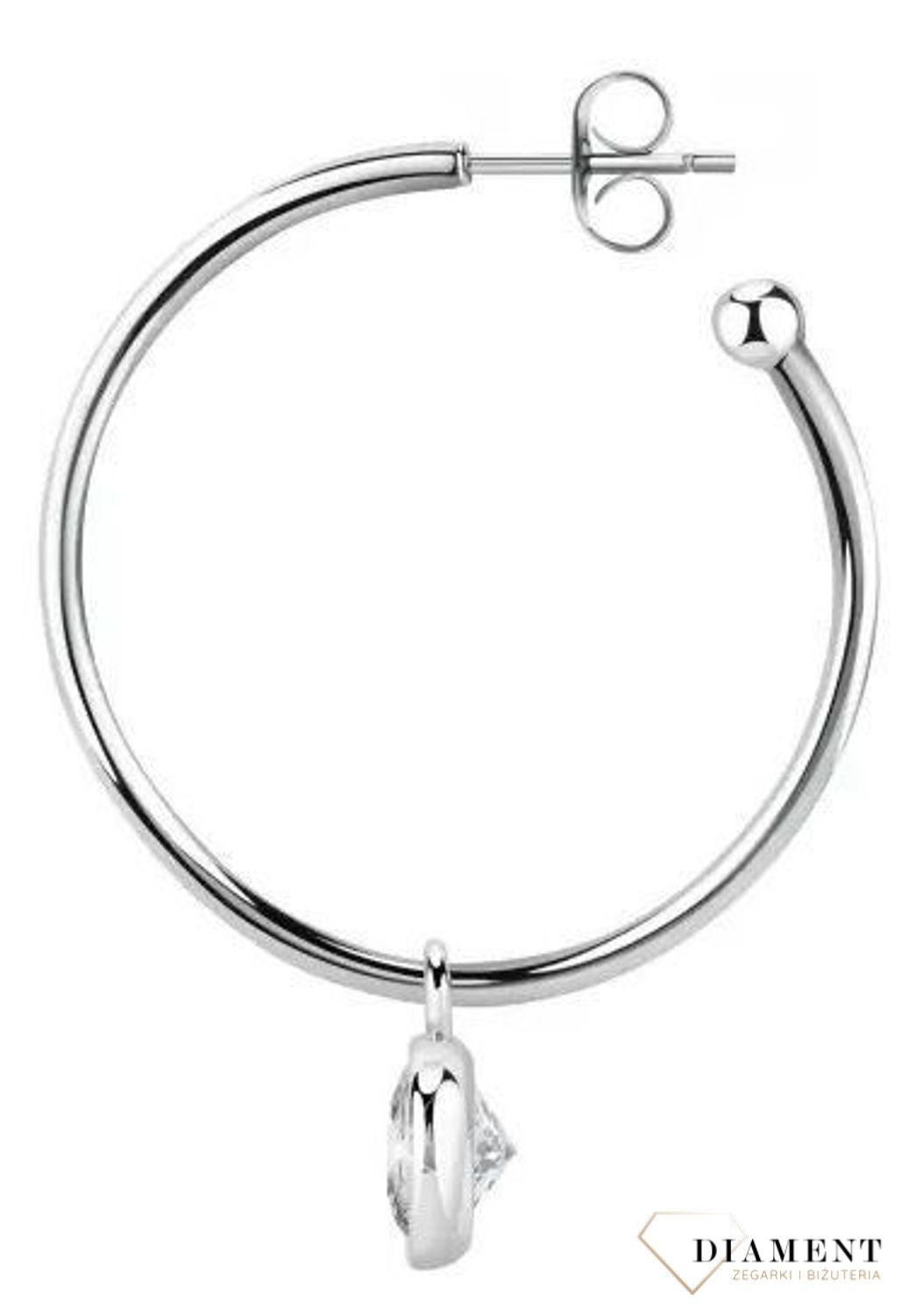 Kolczyk stalowe koła z cyrkonią LA PETITE STORY LPS02ARQ176 (1).jpg