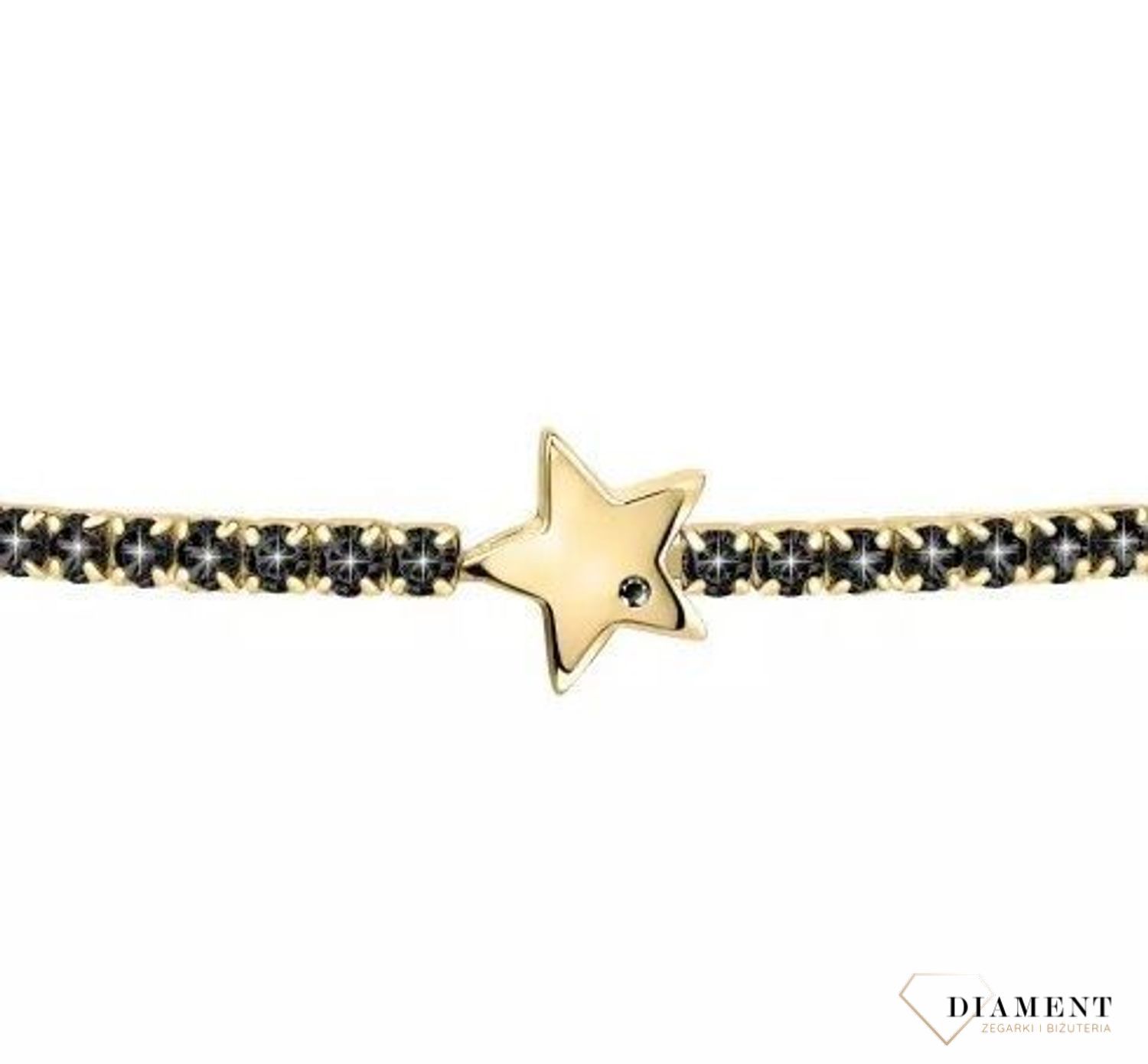 Bransoletka damska pozłacana złota gwiazdka LA PETITE STORYv.jpg