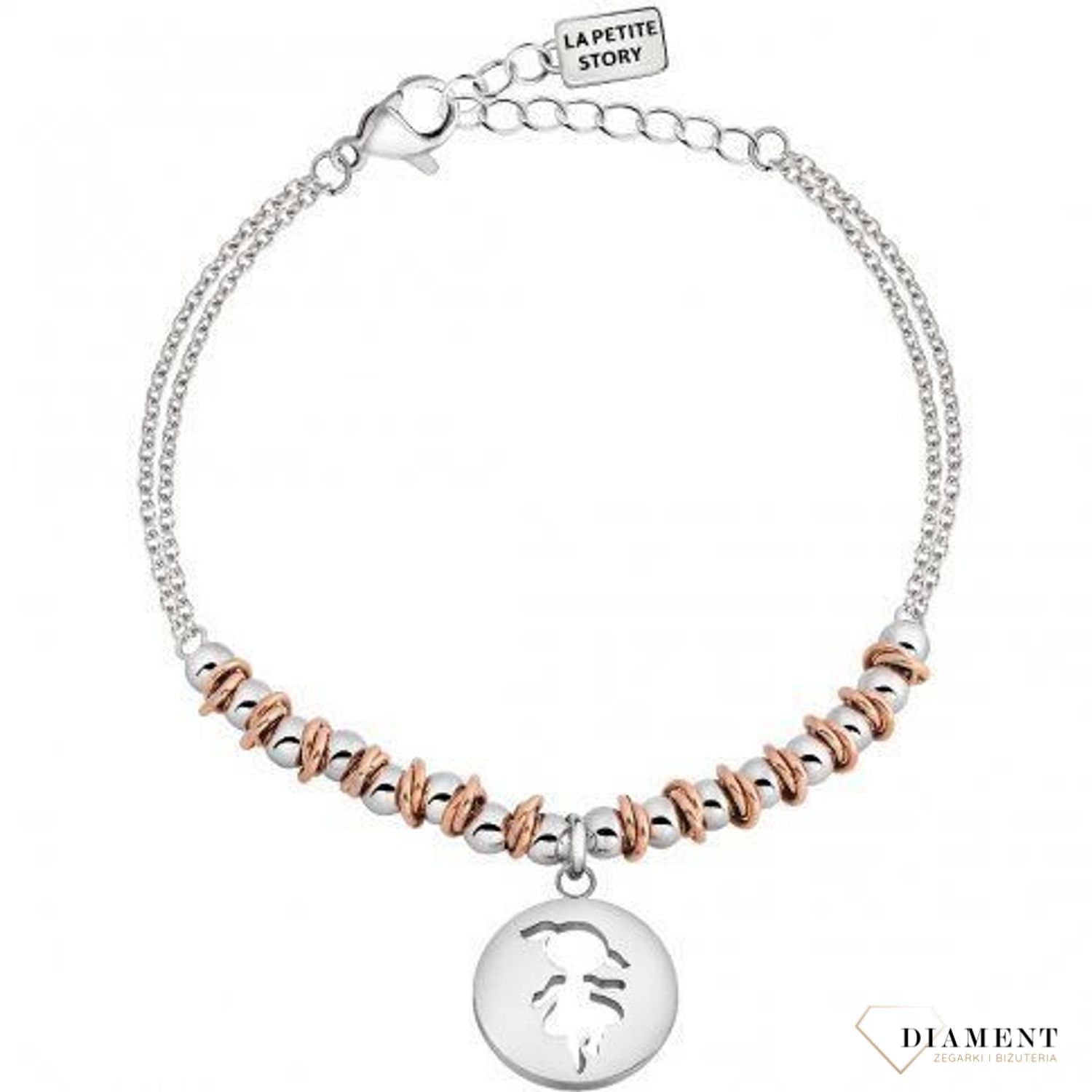 Bransoleta ze stali LA PETITE STORY LPS05AQL03 (6).jpg