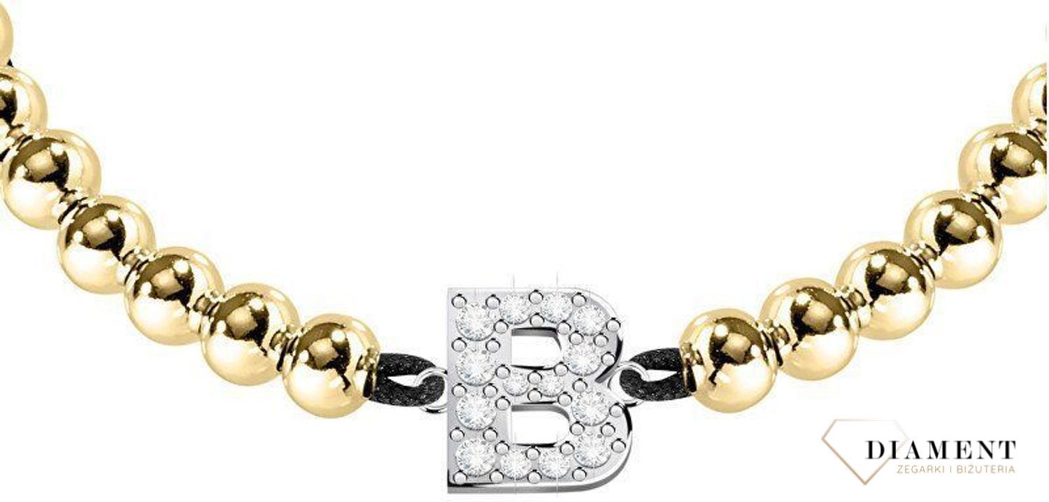 Bransoletka damska literka B Myself La Petite Story.jpg