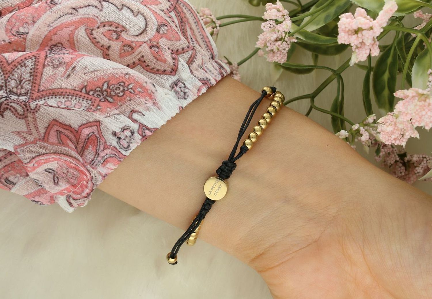 Bransoletka damska literka B Myself La Petite Story.jpg