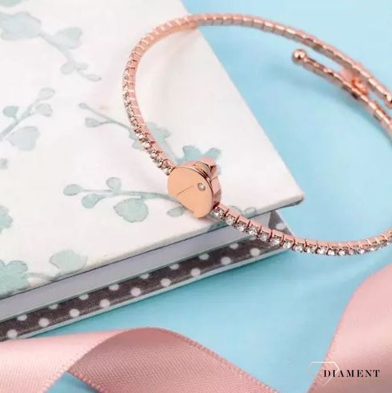 Bransoletka damska różowe złoto biedronka LA PETITE STORY LPS05ARR66 (6).jpg