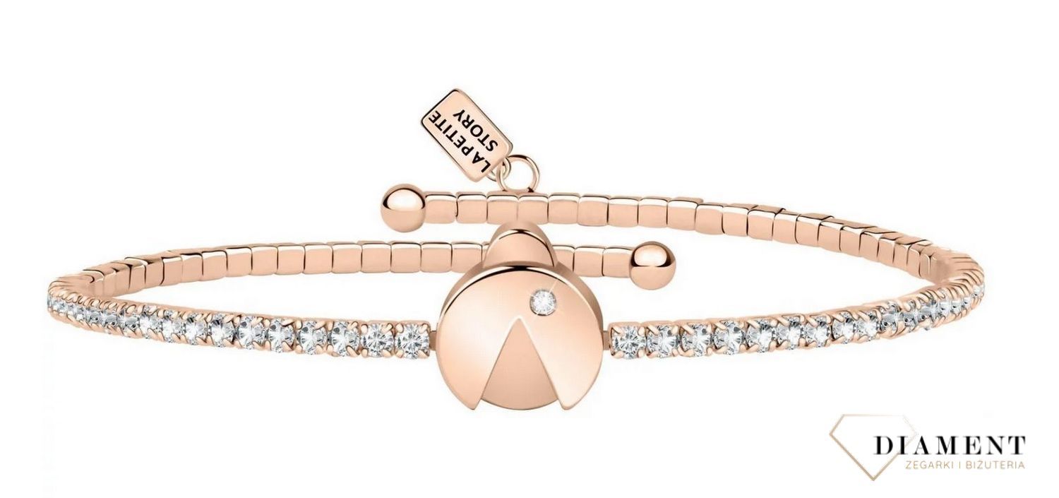 Bransoletka damska różowe złoto biedronka LA PETITE STORY LPS05ARR66 (6).jpg