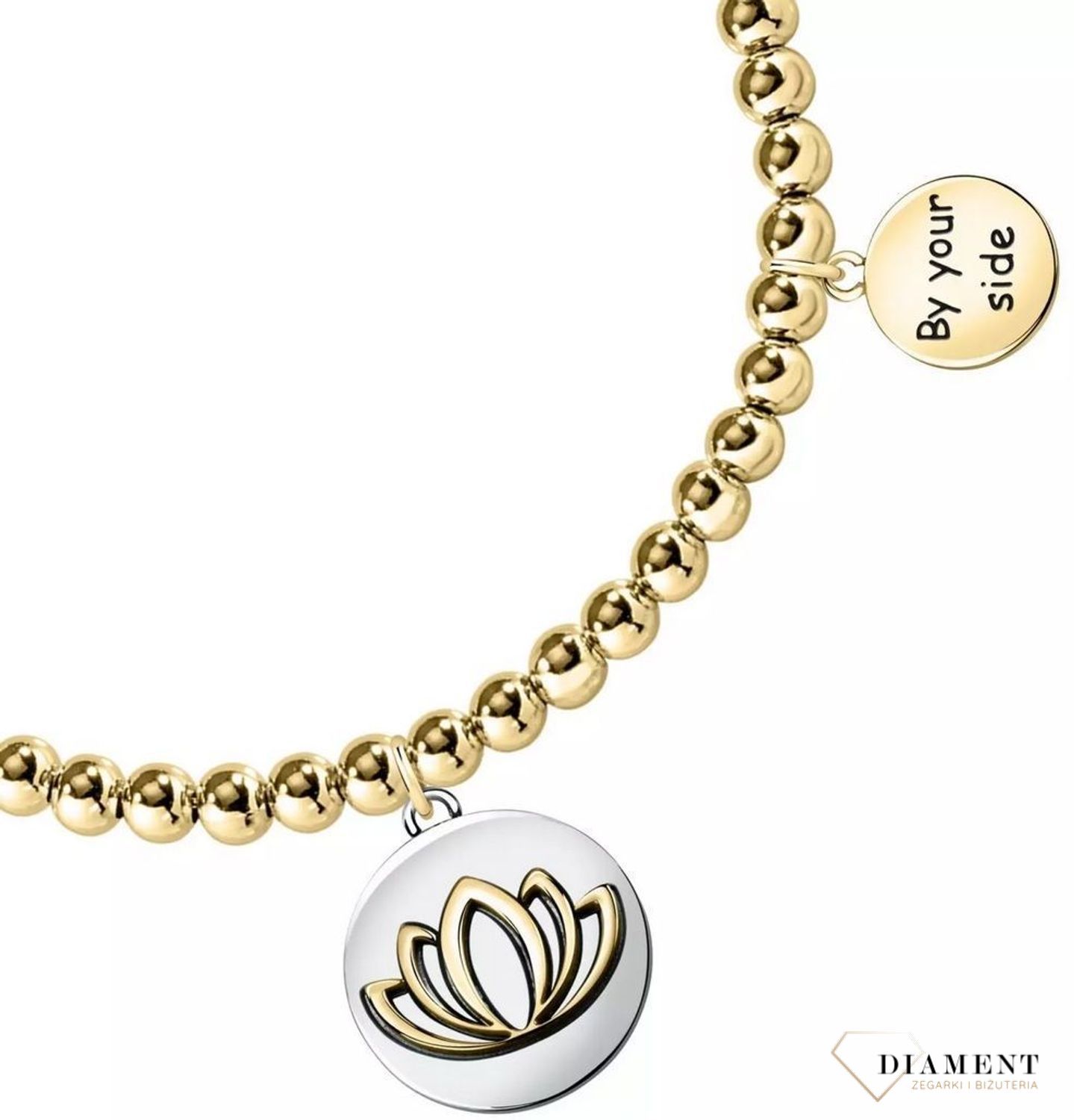 Bransoletka damska pozłacana kwiatek LA PETITE STORY LPS05ARR69 (5).jpg