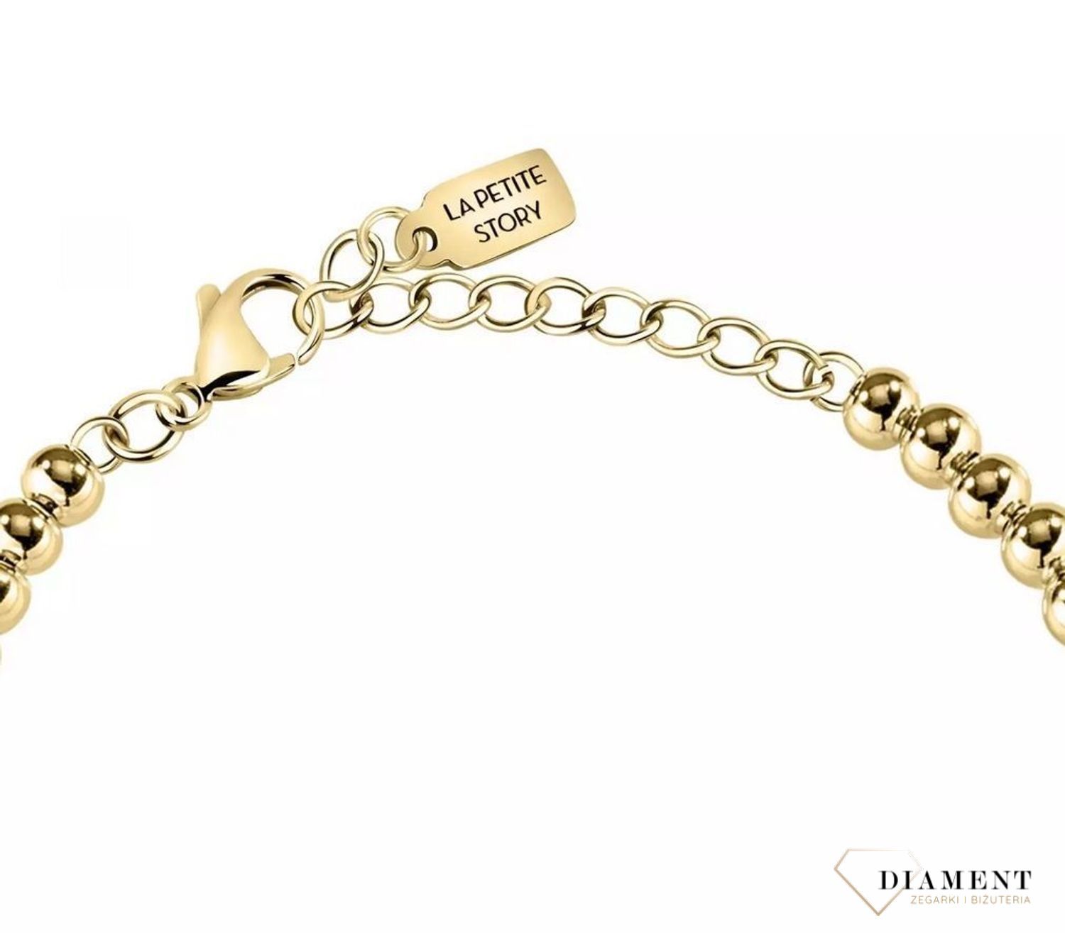Bransoletka damska pozłacana kwiatek LA PETITE STORY LPS05ARR69 (5).jpg