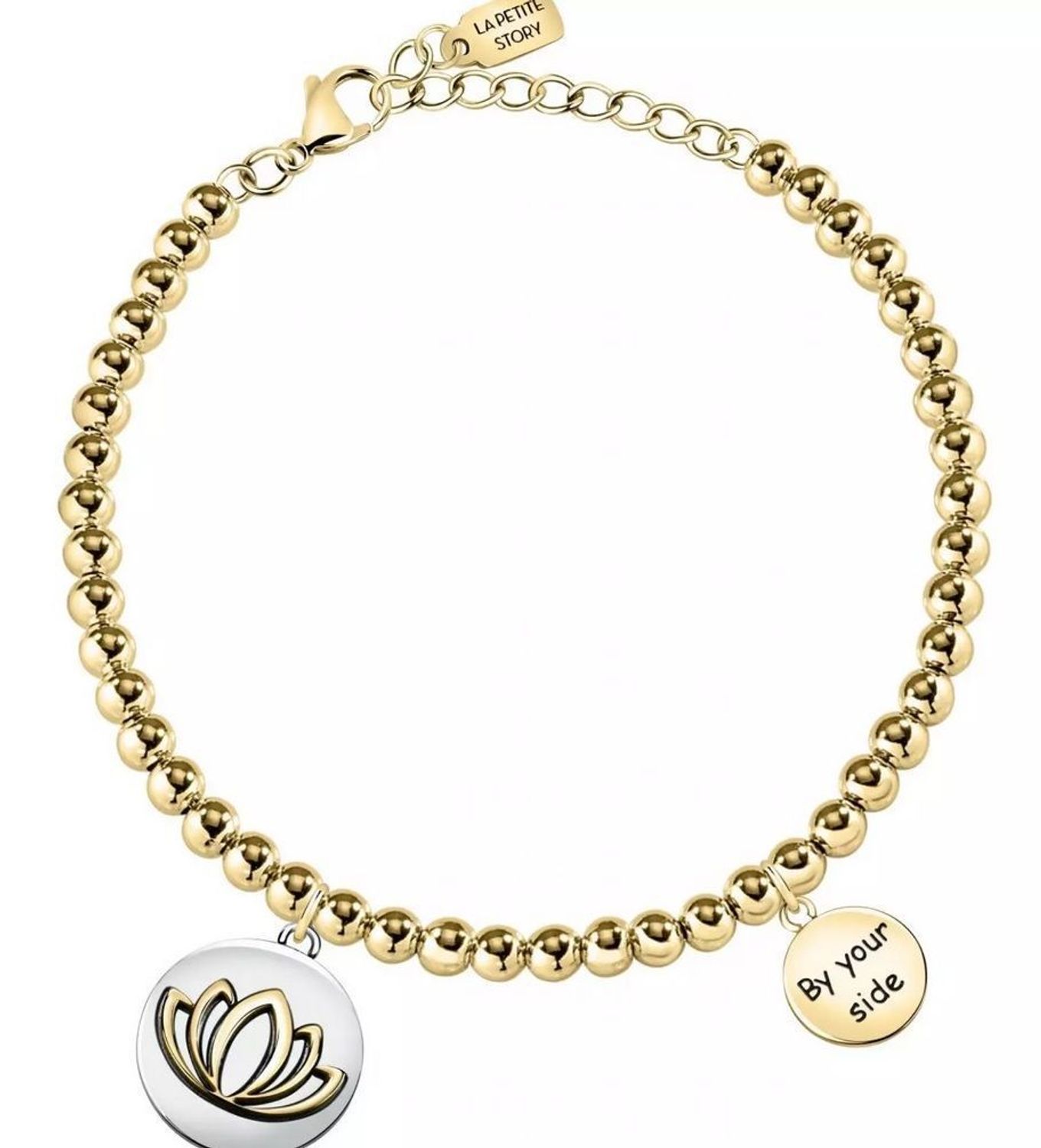 Bransoletka damska pozłacana kwiatek LA PETITE STORY LPS05ARR69 (5).jpg