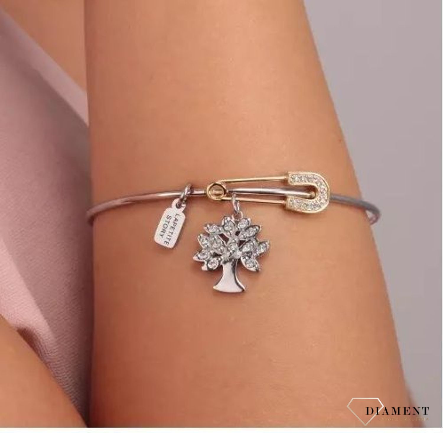 Bransoletka damska drzewko szczęścia LA PETITE STORY LPS05ASF10 (4).jpg