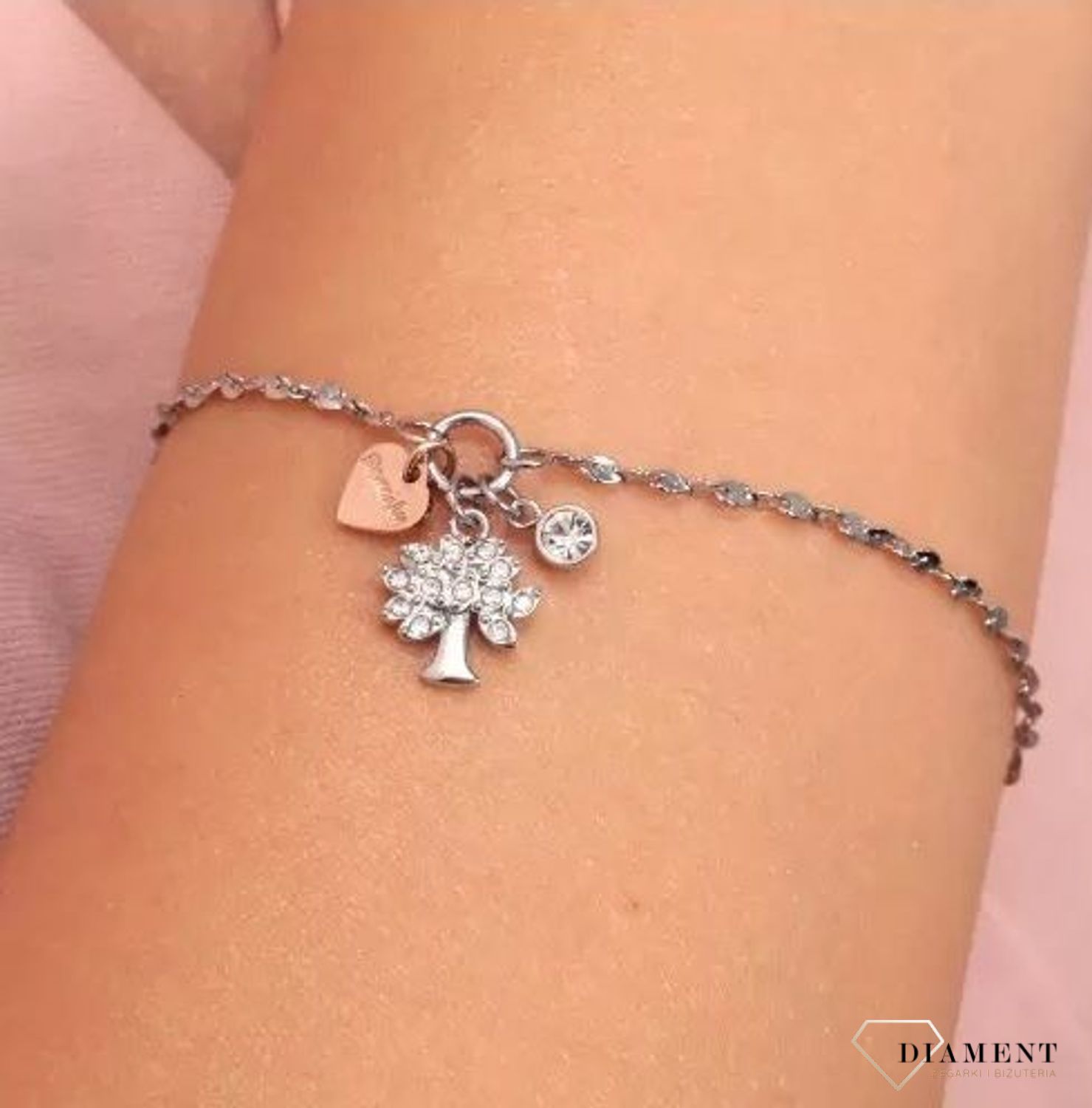 Bransoletka damska z drzewkiem LA PETITE STORY LPS05ASF16 (5).jpg