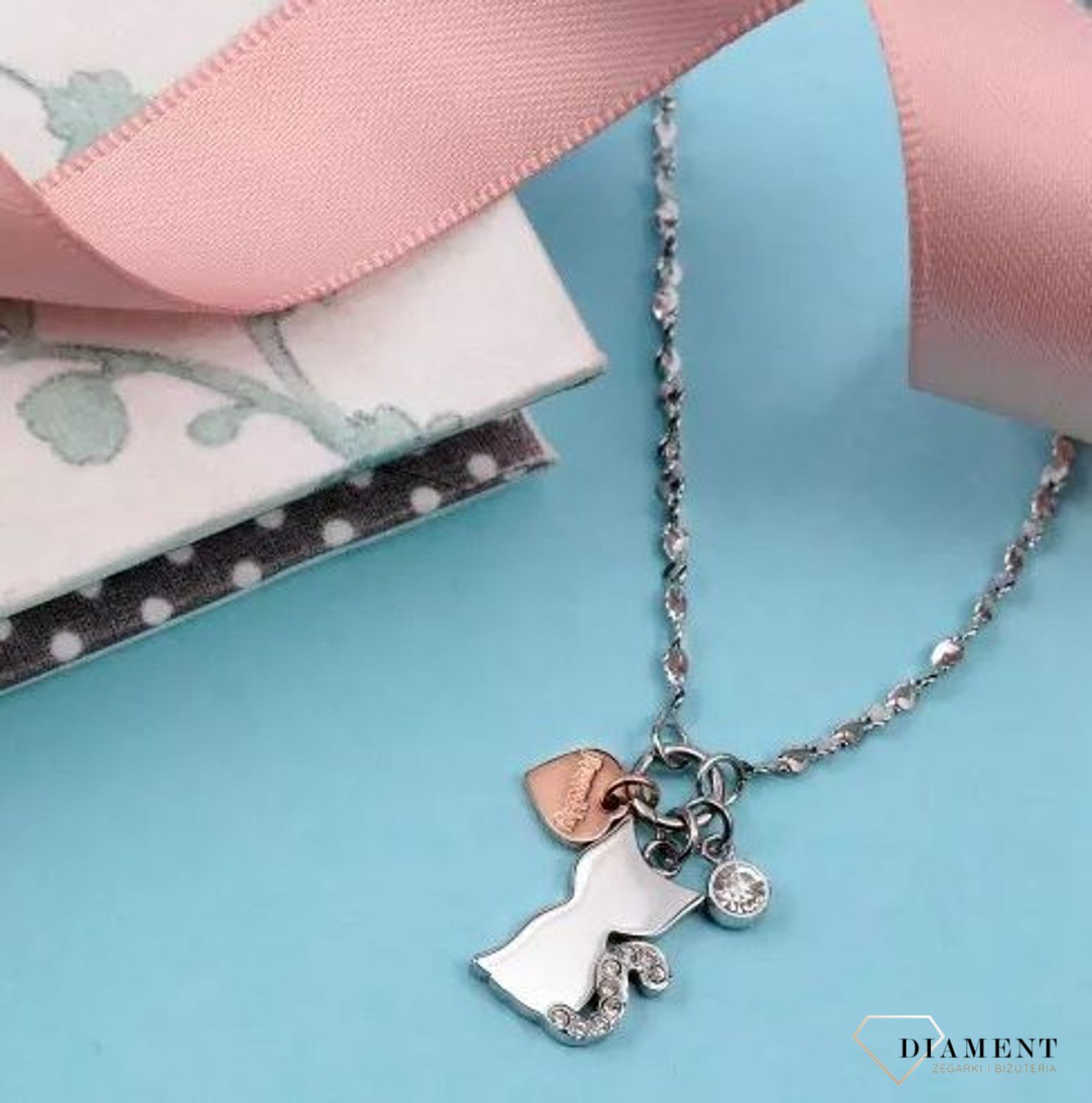 Bransoletka damska z kotkiem LA PETITE STORY LPS05ASF19 (2).jpg