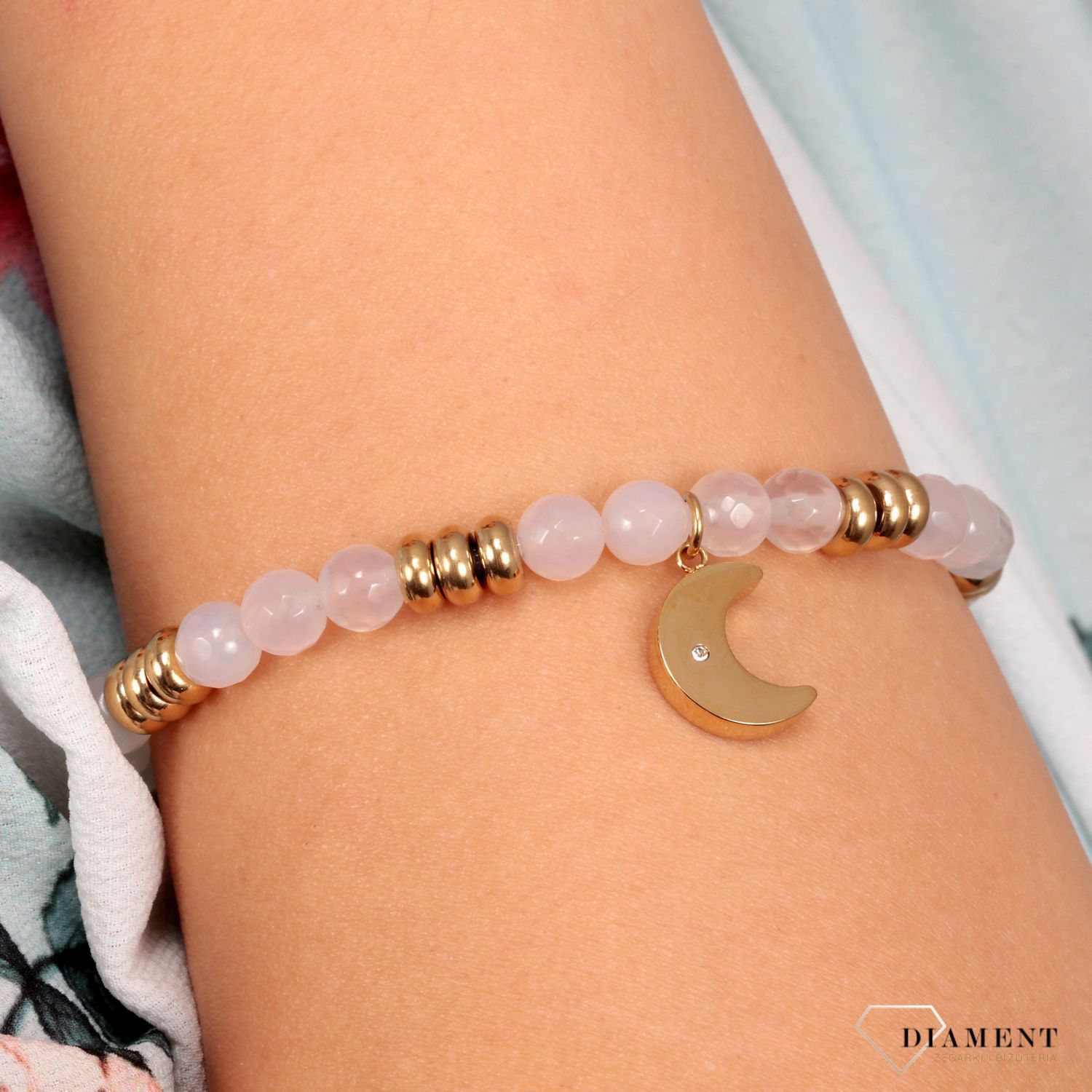 Bransoletka damska koraliki jadeit biały LA PETITE STORY LPS05ATA13 (1).jpg