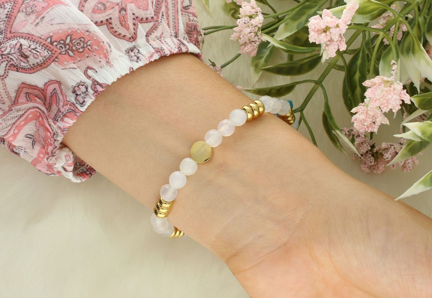 Bransoletka damska koraliki jadeit biały LA PETITE STORY LPS05ATA13 (1).jpg