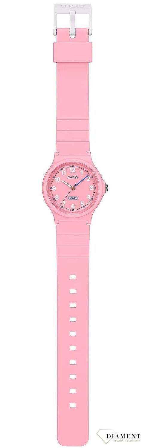 Zegarek Casio Classic na pasku LQ-24B-4BEF różowy. Różowy mały zegarek. Minimalistyczny zegarek Casio. Tani zegarek Casio. Zegarek dziewczęcy. Kolorowy zegarek różowy. Zegarek z cyframi. CASIO Collection STANDARD. Zegarek na.jpg
