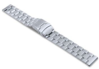 Elegancka bransoleta stalowa do zegarka LAVVU LS1AS22 o szerokości 22 mm i uniwersalnym mocowaniu. Srebrna, wykonana ze stali nierdzewnej z solidną klamerką. Idealna do zegarków klasycznych i smartwatchy.1.jpg