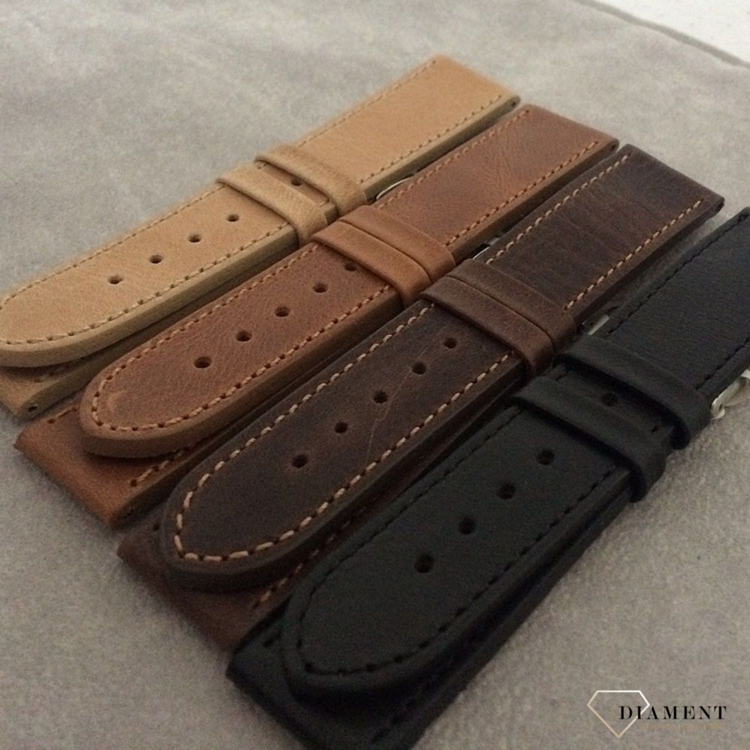 Pasek do zegarka 22mm Lavvu '' Klasyczne przeszycie '' (2).jpg