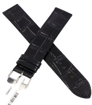 Elegancki pasek skórzany do zegarka LAVVU LSJXB22 o szerokości 22 mm i rozmiarze XXL. Wysokiej jakości skóra naturalna, trwały, komfortowy i uniwersalny dodatek do każdego zegarka.1.jpg