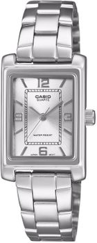 Zegarek Casio LTP-1234PDD-7AEF zegarek damski srebrny na bransolecie.jpg