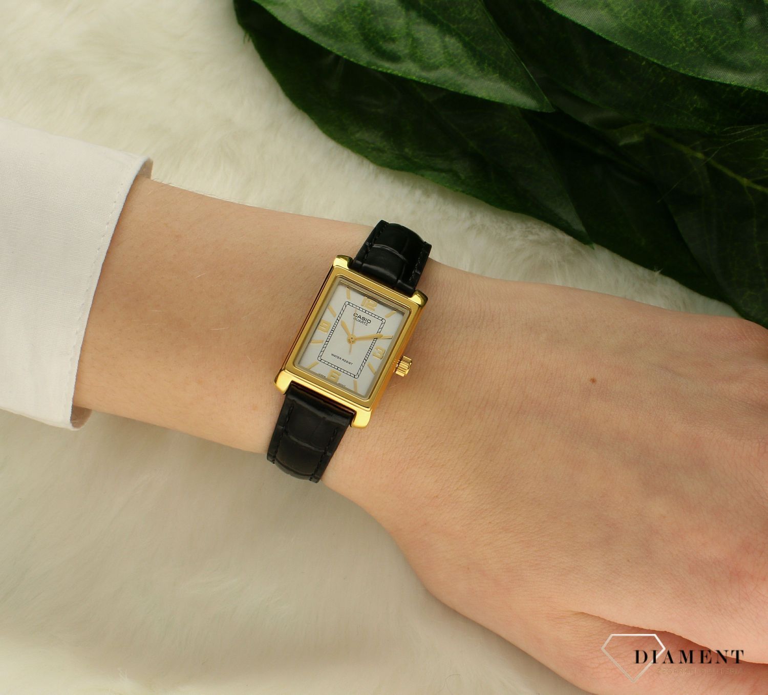 Zegarek damski na pasku Casio LTP-1234PGL-7A2EF.webp