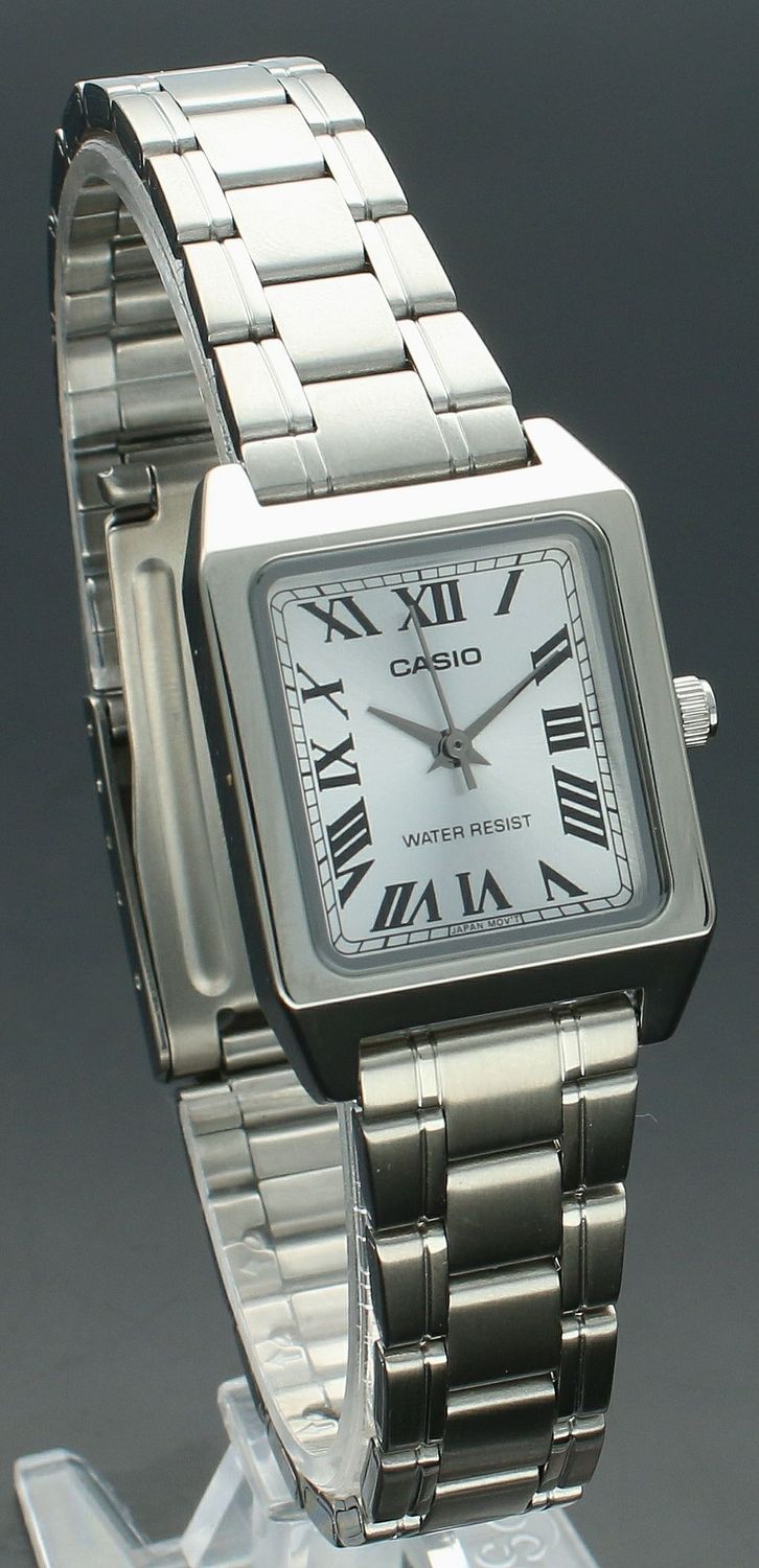 Zegarek damski Casio Classic LTP-B150D-7BEF. Zegarek damski Casio. Zegarek damski z prostokątną tarczą. Zegarek damski klasyczny Casio. Damski zegarek z rzymskimi cyframi. Damski zegarek Casio na prezent..jpg