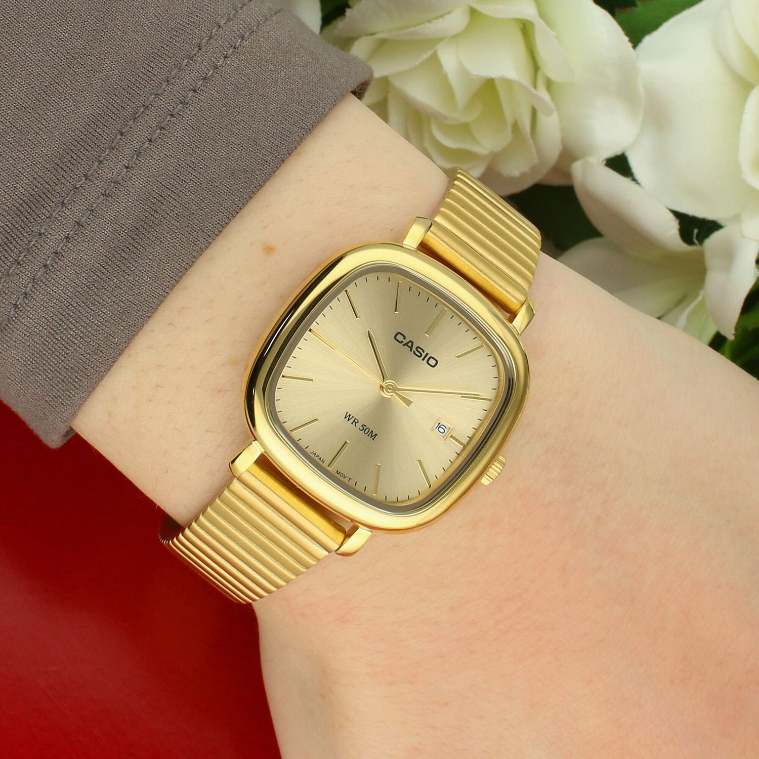 Zegarek damski Casio LTP-B166G-9AVEF Timeless Collection  Złoty  Sklep Diament  3+3 lata gwarancji.jpg