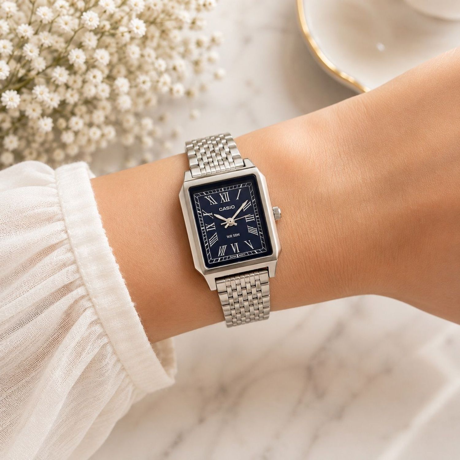 Zegarek Casio Timeless Collection LTP-B190D-2BVER – damski zegarek na stalowej bransolecie.jpg