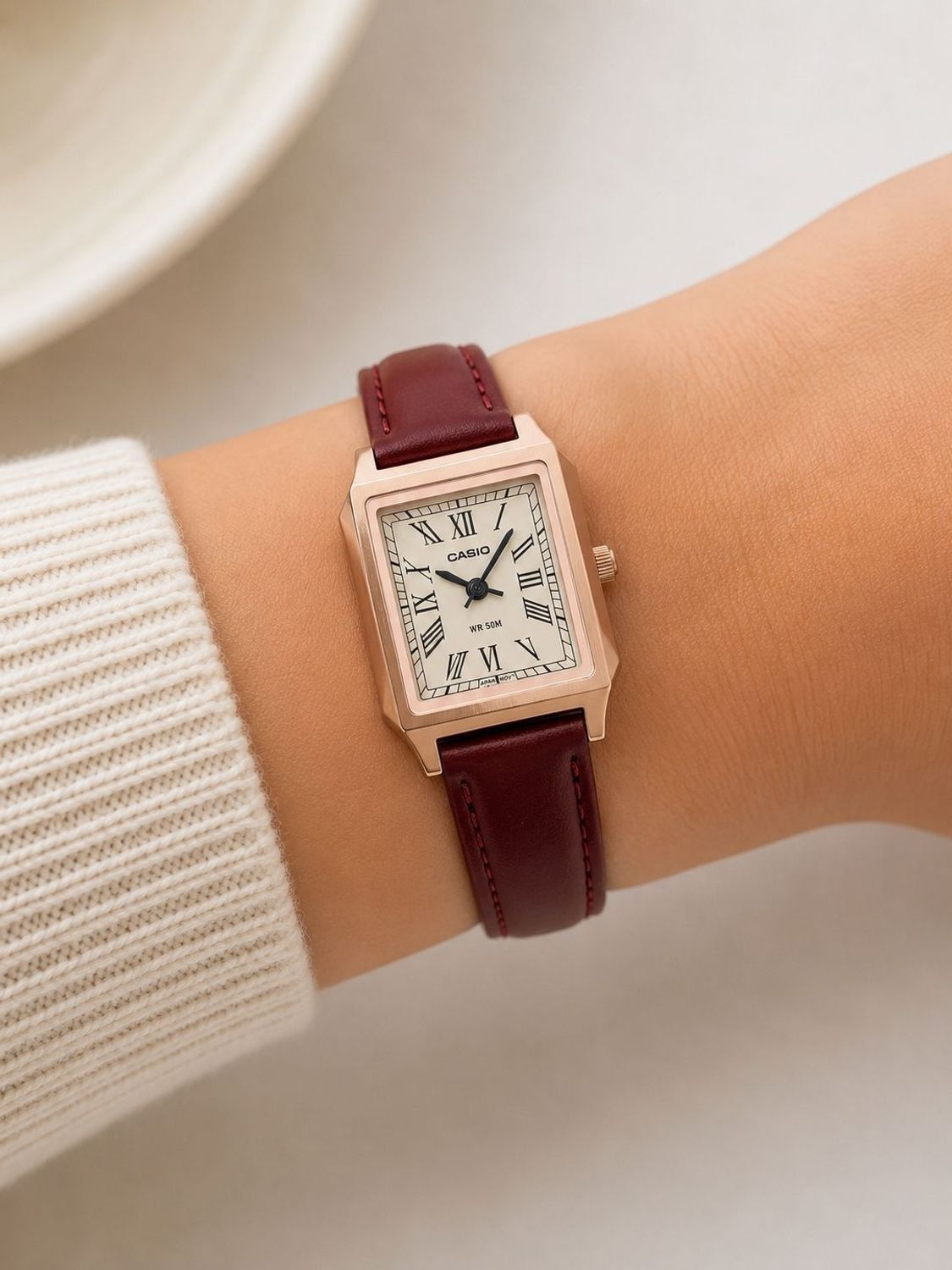 Zegarek Casio LTP-B190RGL-4BVER Timeless Collection zegarek damski różowe złoto.jpg