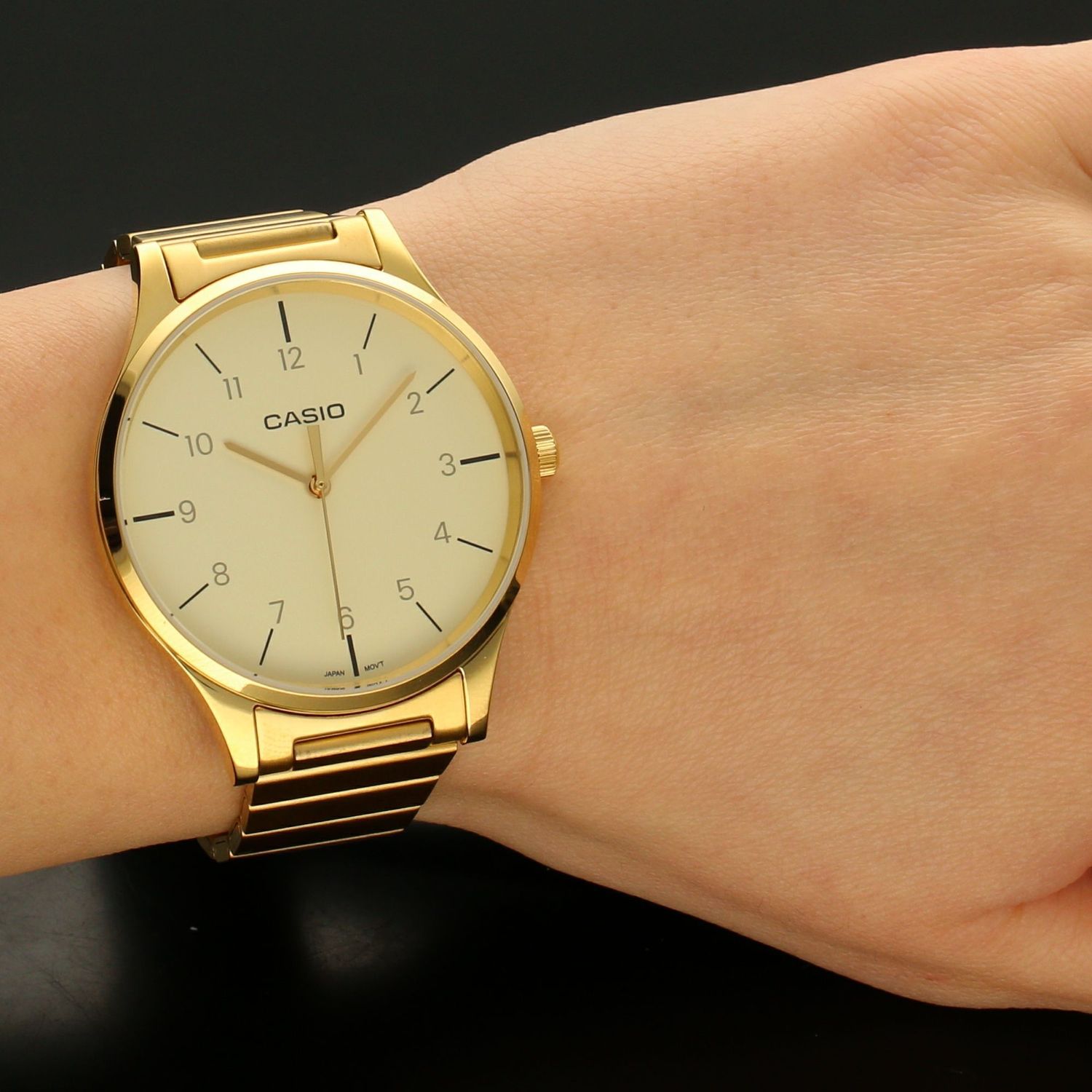 Zegarek męski Casio pozłacany na bransolecie  LTP-E140GG-9BEF  ⌚ Zegarki Casio ✓Zegarki męskie✓ Prezent z grawerem✓ Kurier Gratis 24h✓ Gwarancja najniższej ceny✓ Grawer gratis (2).jpg