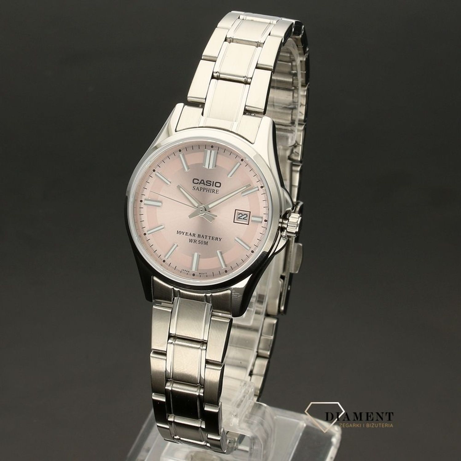 Damski zegarek CASIO Sapphire Classic LTS-100D-4AVEF.jpg