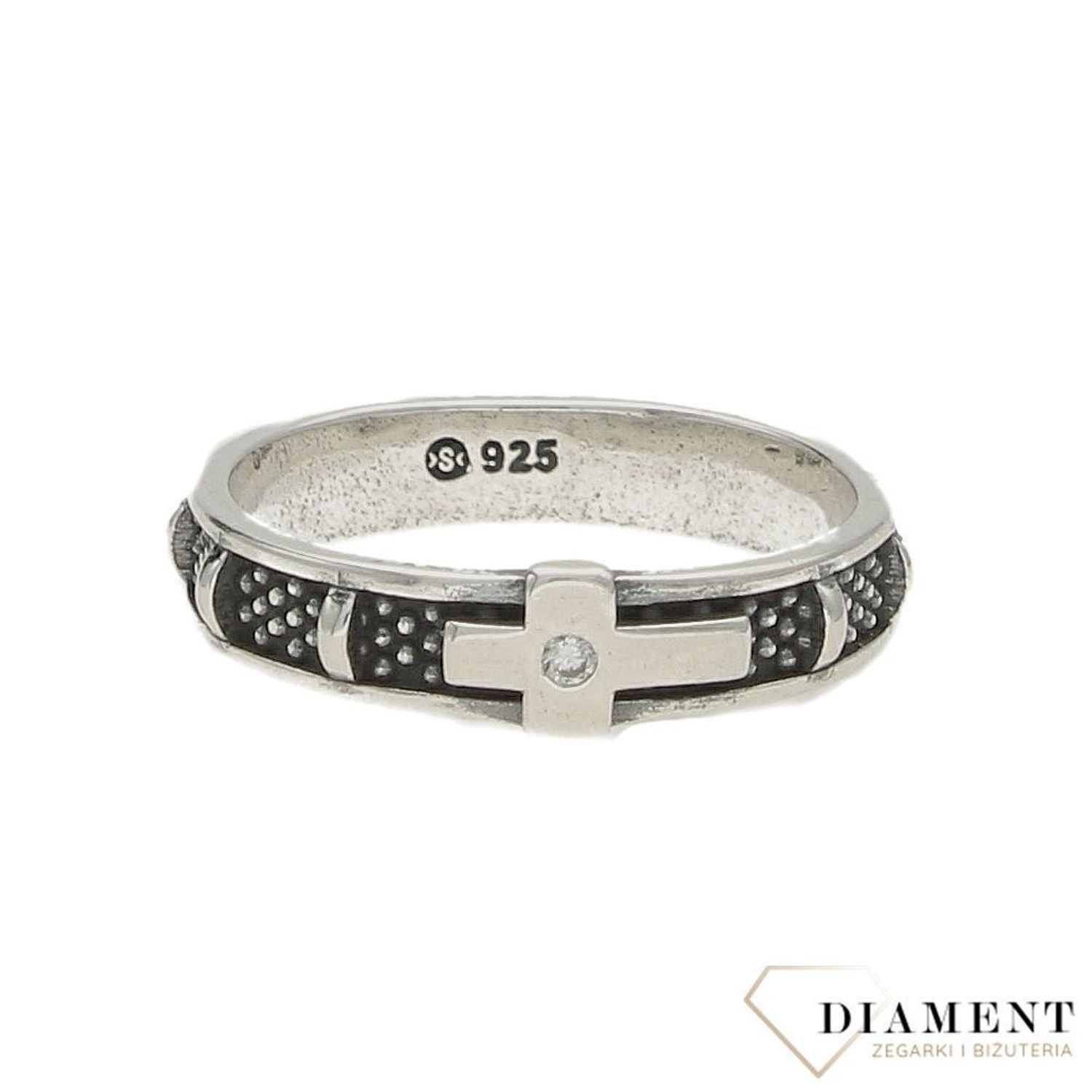 Srebrny pierścionek różaniec srebro 925 LUX16 (2).jpg