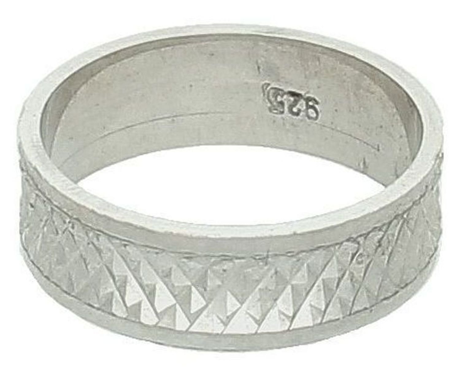 Srebrna obrączka 925 grawerowana 6 mm rozmiar 14 LUX22. Srebrny pierścionek w formie obrączki. Obrączka damska do ślubu. Obrączka ze srebra..jpg